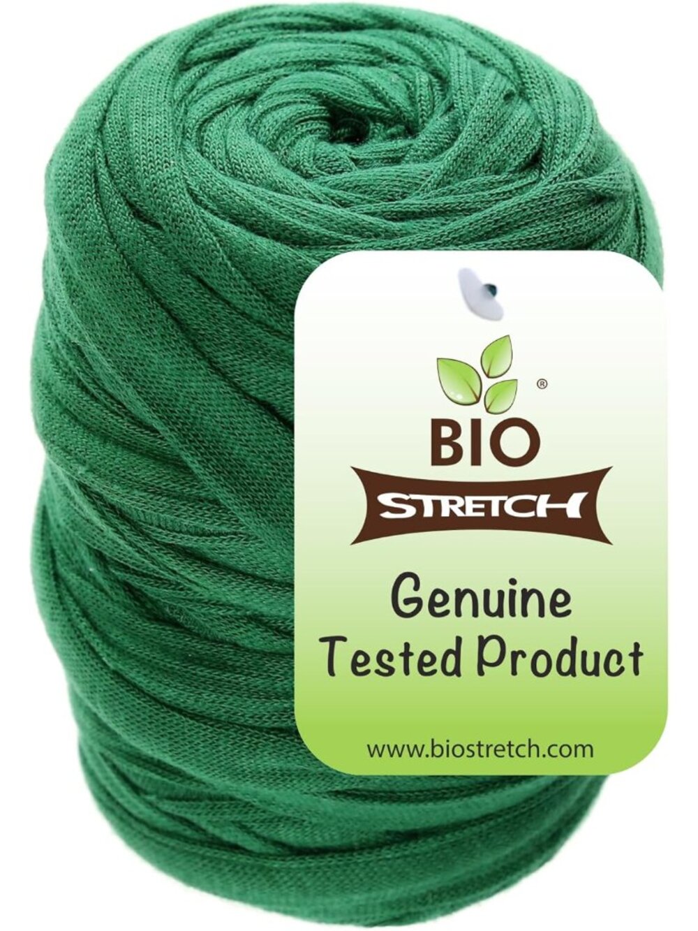 Bio-Stretch Soft Garden Twine & Plant Ties for Outdoor Plants, 1 Ball Green